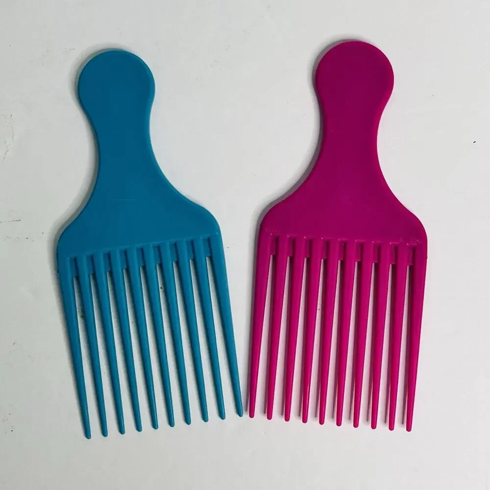 vintage goody hair pick lift comb‎ pink teal solid usa 80s 90s nostalgia props